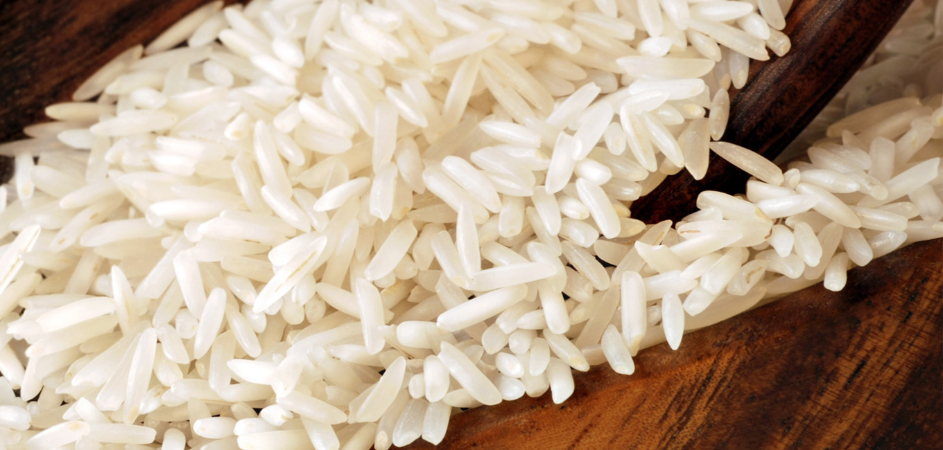 Rice after production process